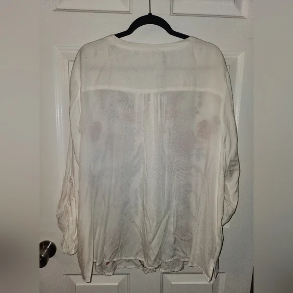 Savanna Jane White Boho Embroidered Blouse - Picture 7 of 8
